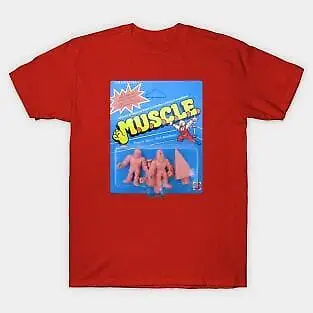 Package Of M.U.S.C.L.E. Figures 80S Retro    Anime Graphic T-shirts unisex Short Sleeve Tees Vintage High Quality 100%Cotton