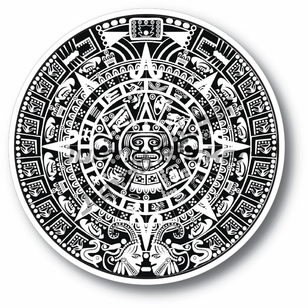 

Maya Mayan Calendar Mexico Aztec Gift Idea Car Bumper Vinyl Sticker Decal