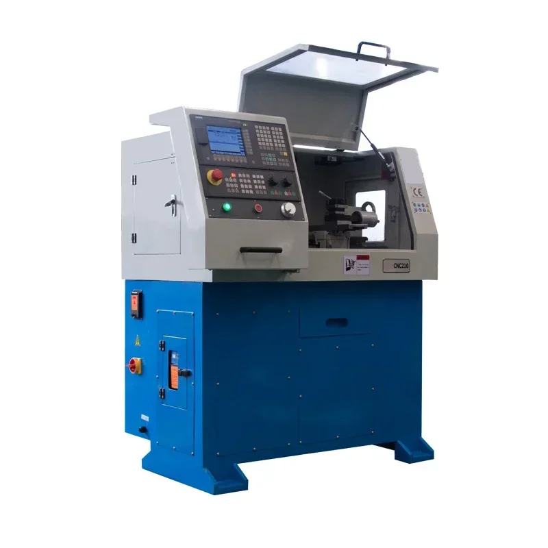 Mini CNC Lathe Machine Price CNC210 For Hobby And School Educational factory price