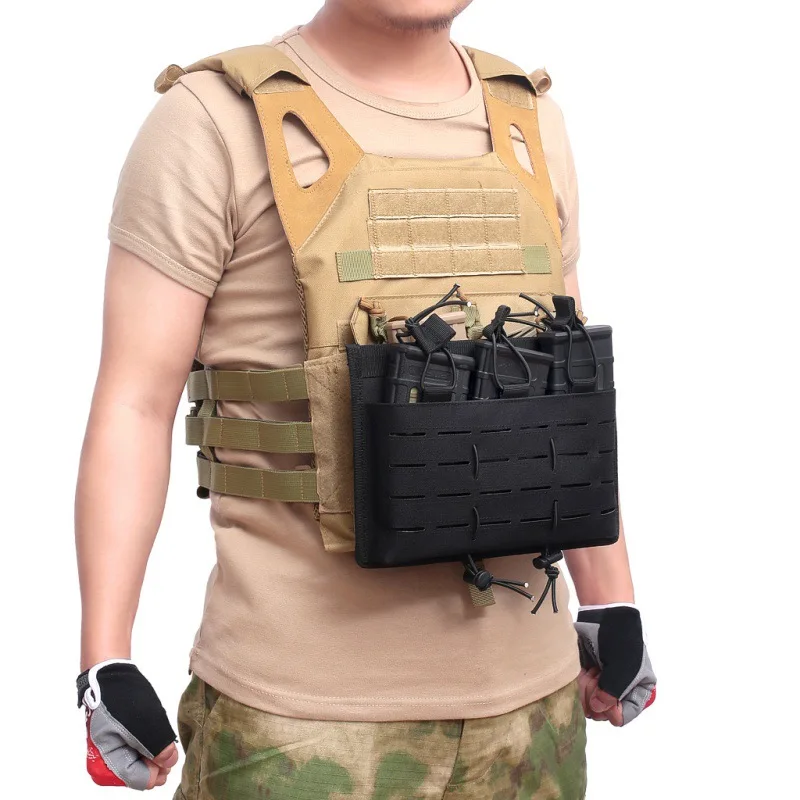 Tactical Mag Pouch Open-Top Triple Molle Magazine Pouches for M4 M14 M16 AR-15 5.56MM Rifle Magazines Hunting accessories