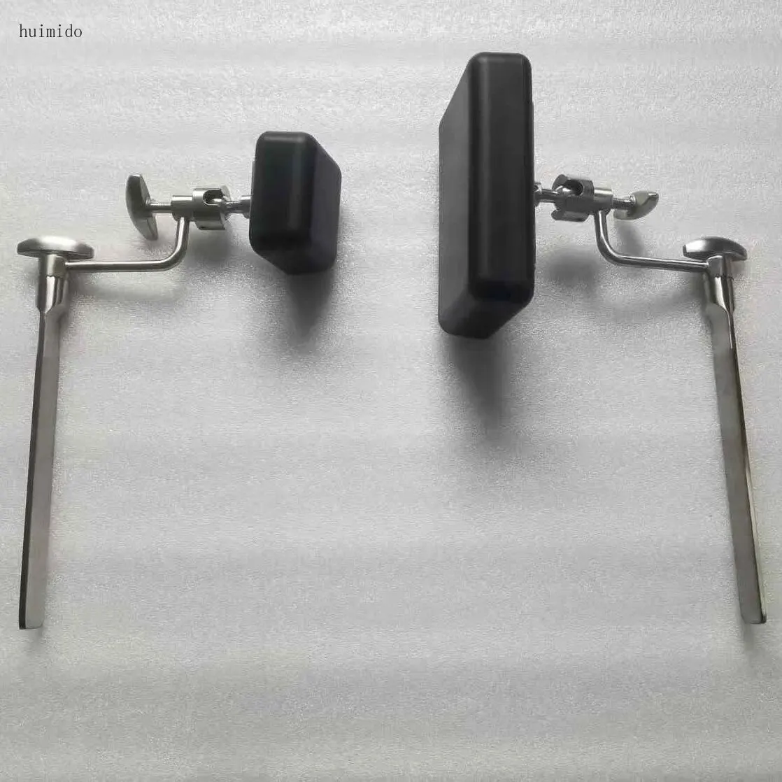 Support de hanche et corps en acier inoxydable robuste – Positionneur latéral à barre plate pour tables chirurgicales