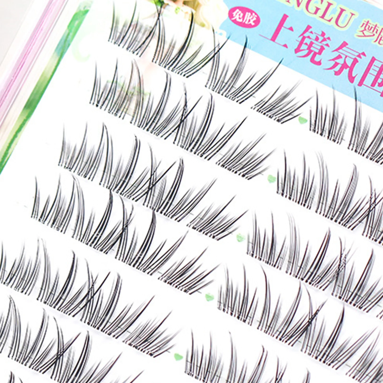 Ciglia finte di lunghezza mista da 10-14 mm C Curl Fascia nera morbida per un look completo naturale Estensioni delle ciglia cosplay quotidiane e per feste