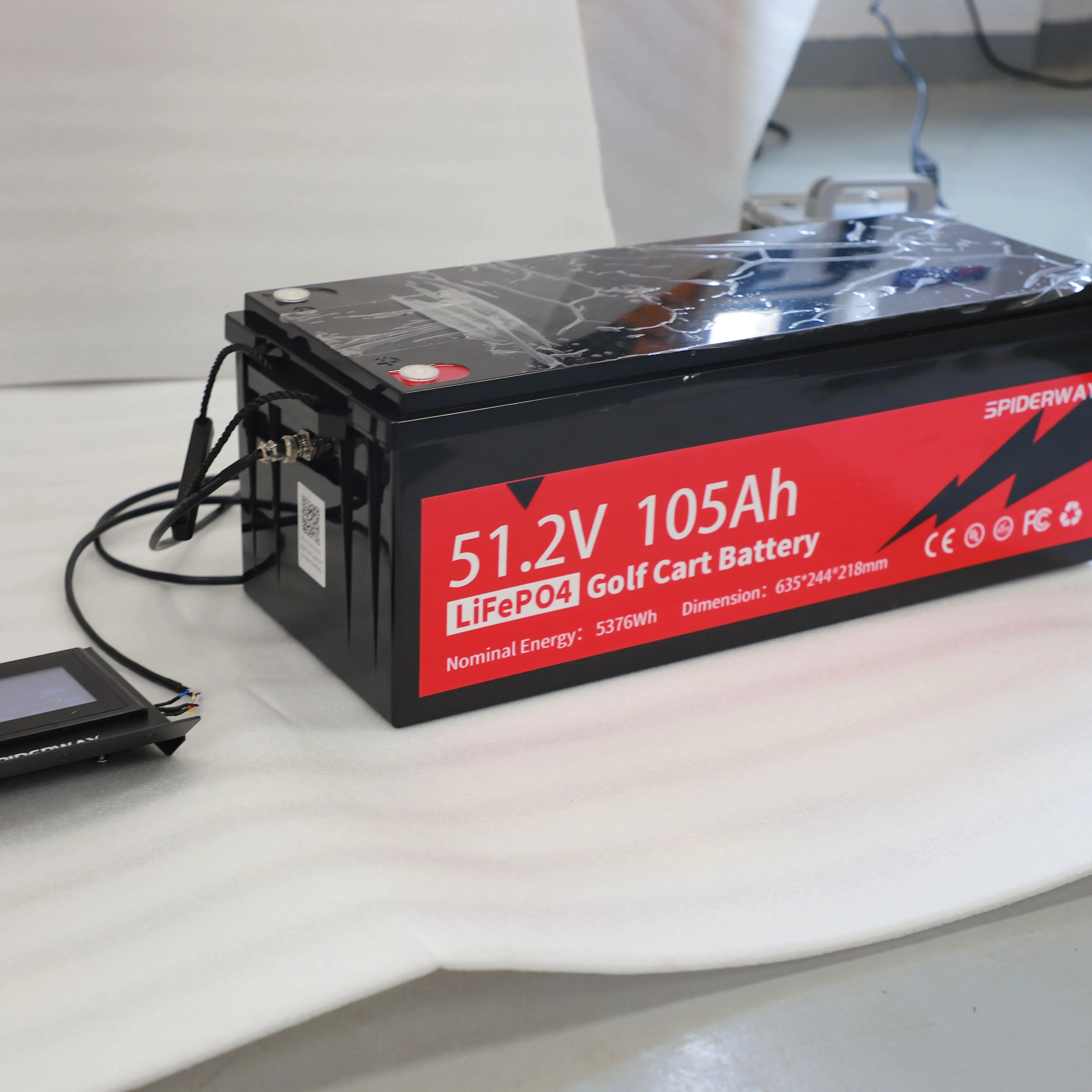 

36V 48V 105Ah Lithium LiFePO4 Battery With 200A BMS 6000+ Cycle 10 Year warranty for Golf Cart EV RV LiFePO4 Battery