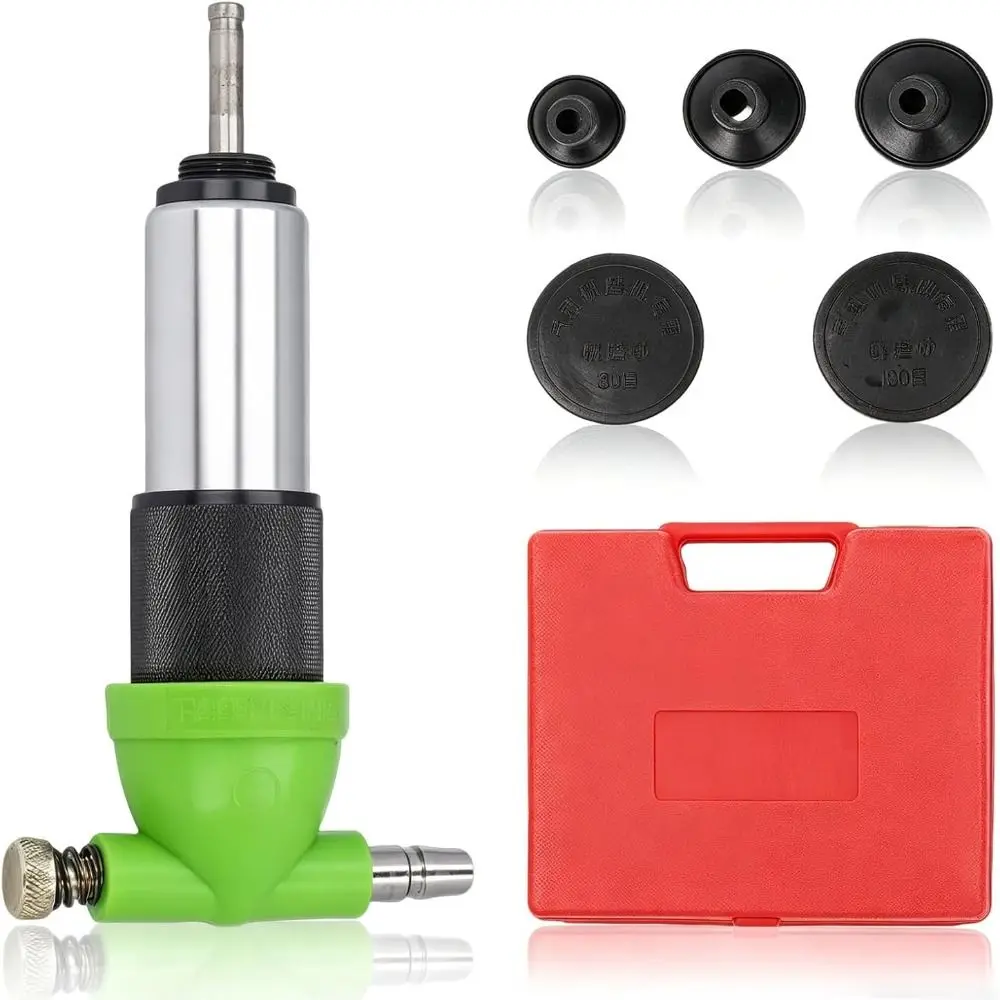 Stainless Steel Pneumatic Valve Lapping Tool Air Operated Rubber Suction Cups Engine Valve Grinding Kit Universal