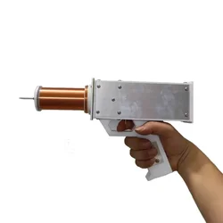 Handheld Wireless Tesla Coil Sci-Fi Lightning Gun 15cm Acr