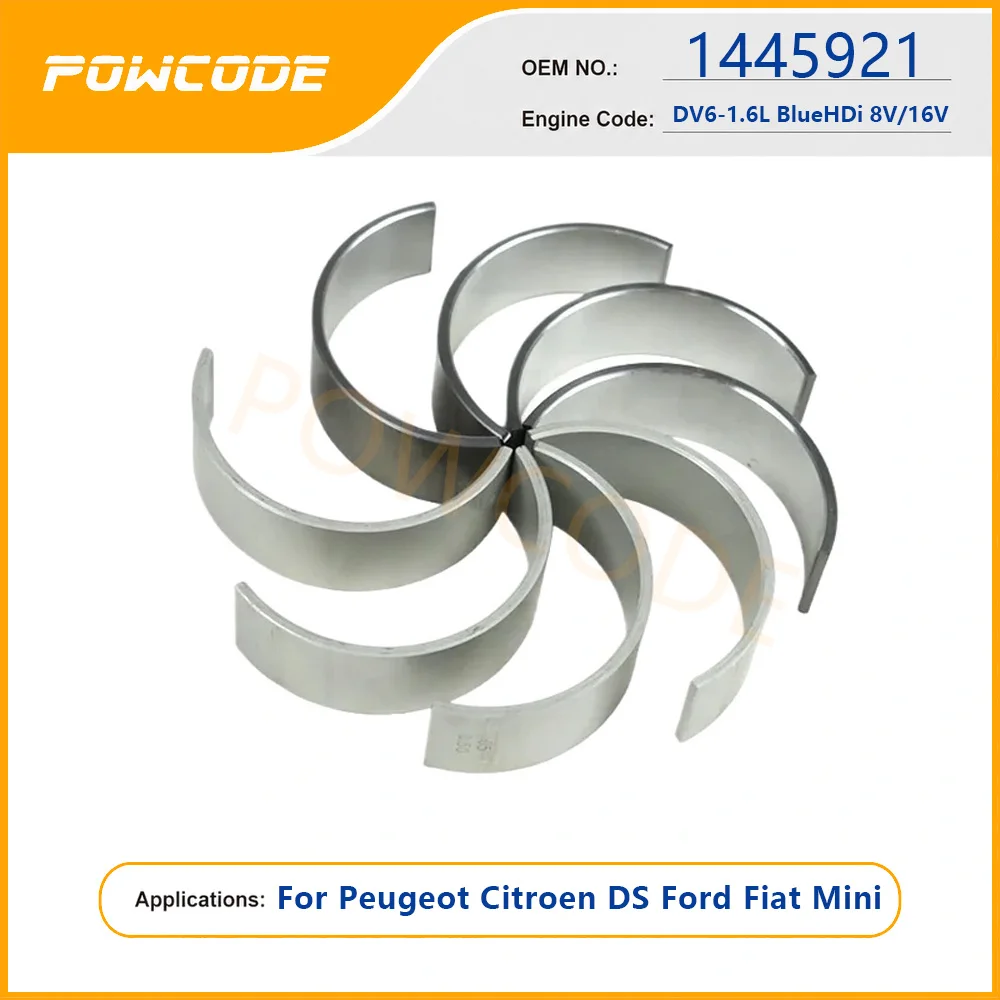 Conrod Bearing Set OE 1445921 For DV6 1.6L HDI BlueHDi 8V 16V Diesel Engine Fit Peugeot Citroen DS Ford Fiat Mini