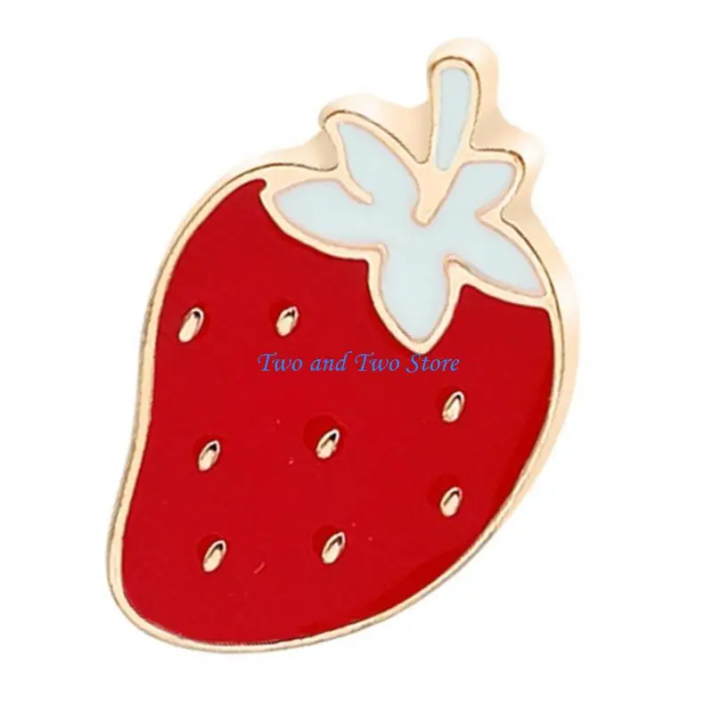 HX6F Cartoon Fruit Brooch Pin