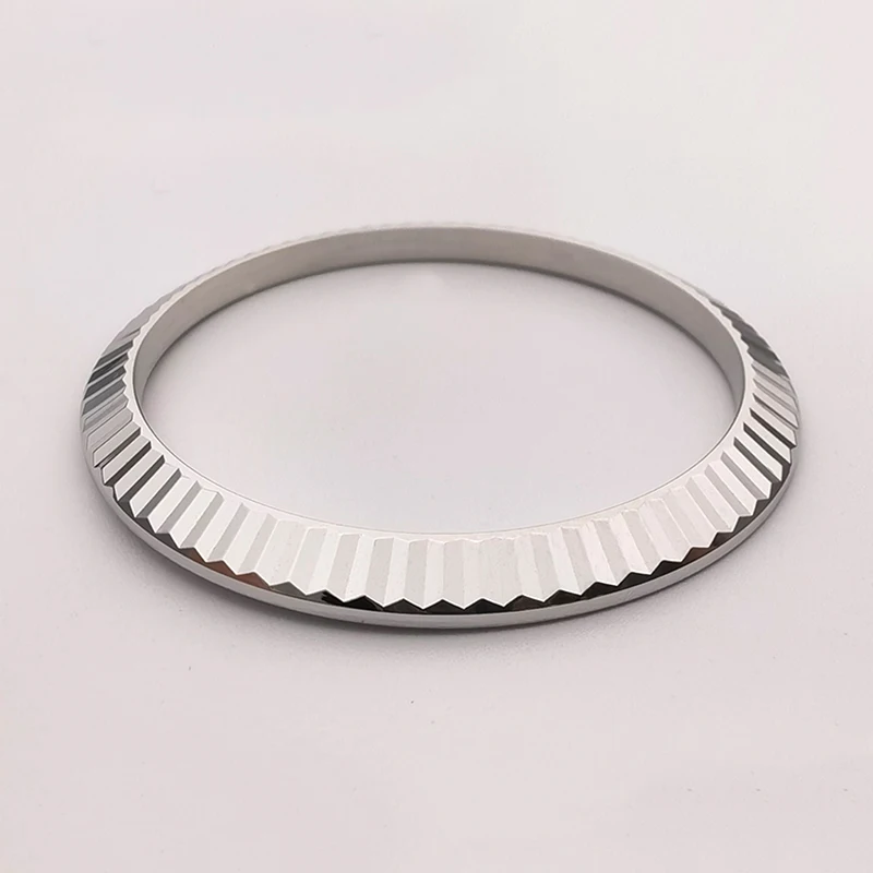 

White Gold Plated Watch Bezel For RLX 41mm Datejust 126334 116334 126300 Watches, Watch Accessories
