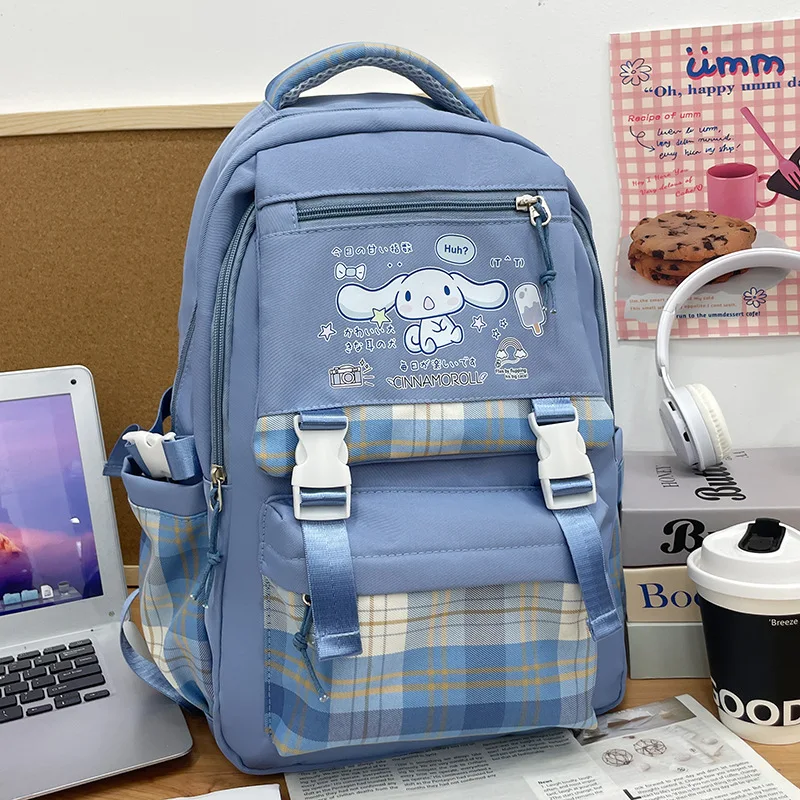 

Kulomi New Student Backpack Fashionable and High-quality Women's Backpack Cartoon Large Capacity School Storage Backpack