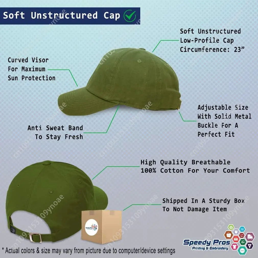 Custom Soft Baseball Cap Worlds Best Zookeeper Embroidery Twill Cotton Dad Hats For Men & Women Buckle Closure Olive Green Desig