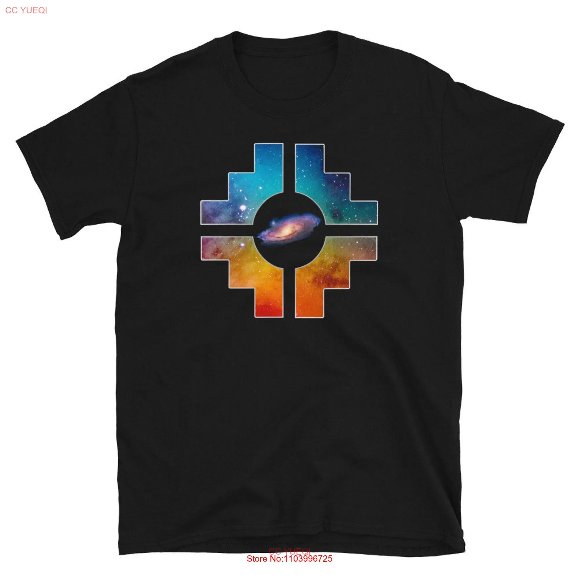 Chakana Inca Galaxy Symbol  T Shirt long or short sleeves