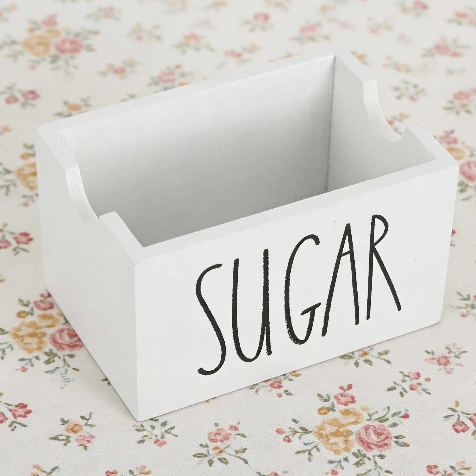 Wood Sugar Packet Holder Wooden Tea Bag Storage Box Coffee Sugar Cube Organizer Farmhouse Table Office Hotel Restaurant Storage