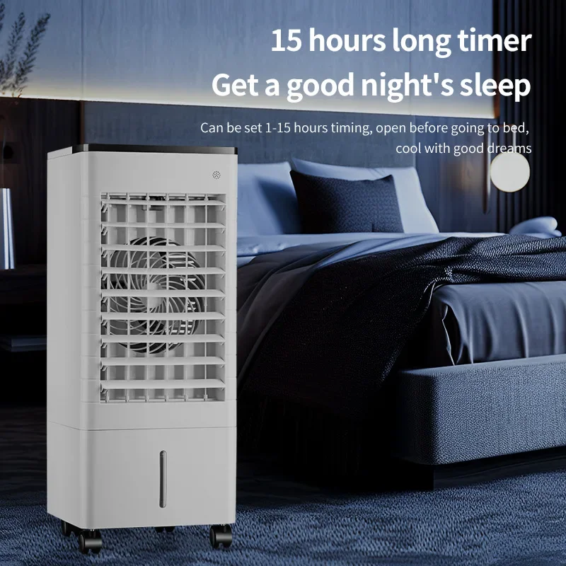 Superior Air Conditioning Fan Household Refrigeration Small Air Conditioner Vertical Circulation Air Cooler Remote Control Cold
