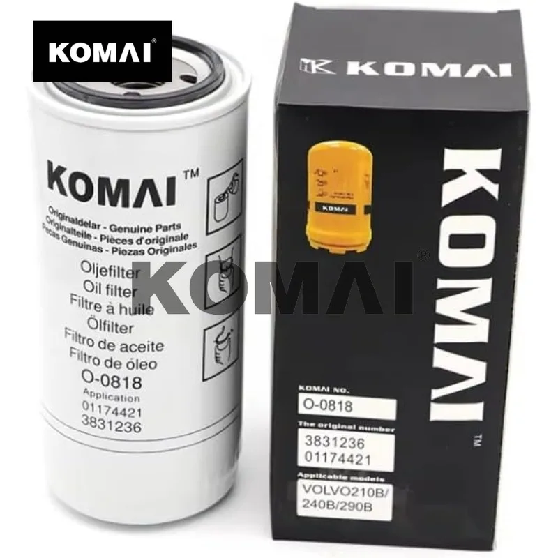 

KOMAI для двигателей Weichai грузовики LF16170 615000070005 1000424655 JX0818 масляный фильтр с масляным сжиманием