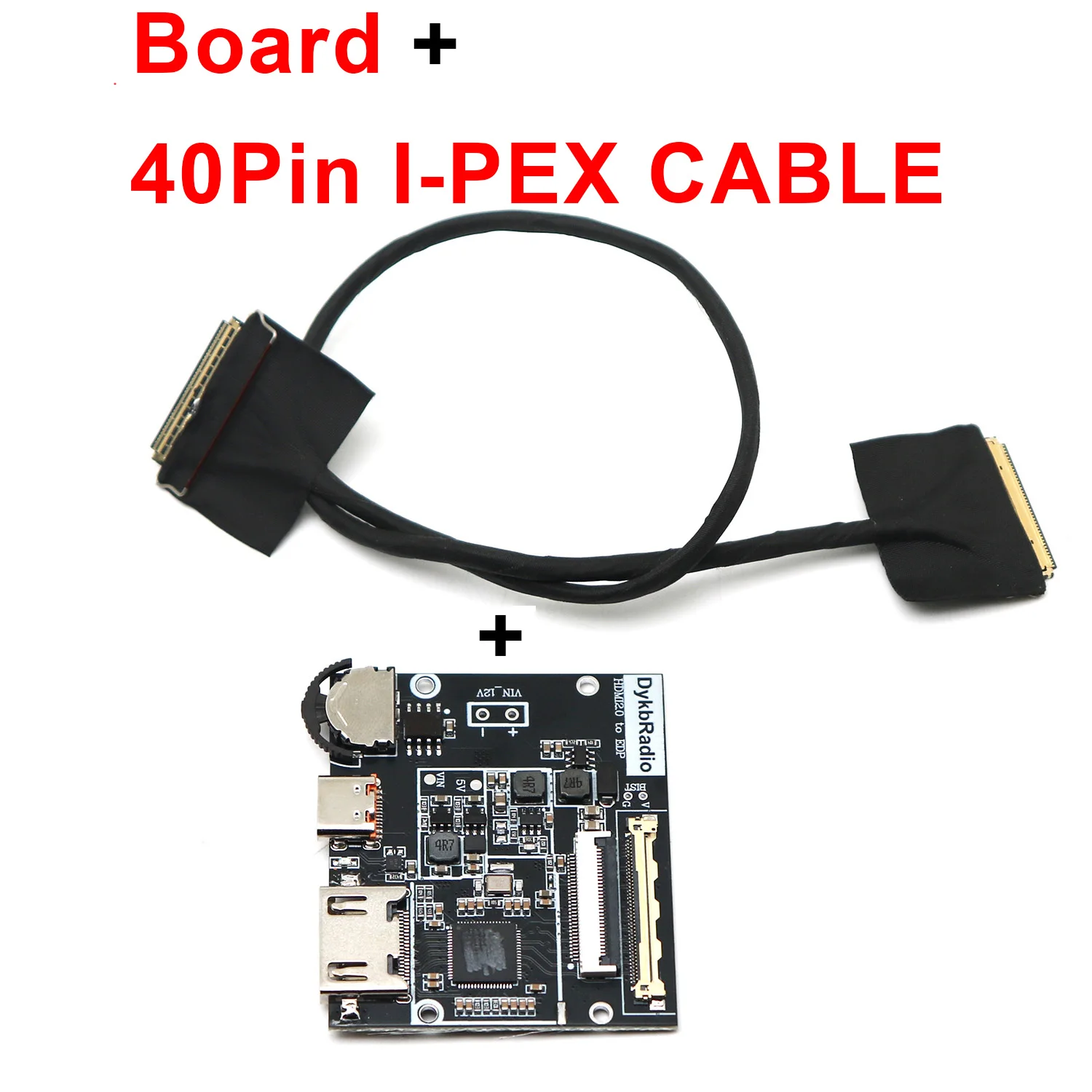 2K/4K HDMI zu EDP LCD Treiberplatine 30PIN / 40PIN Display-Bildschirm-Projektion Tragbarer 10-18,4 Zoll Laptop-Panel-Monitor-Konverter