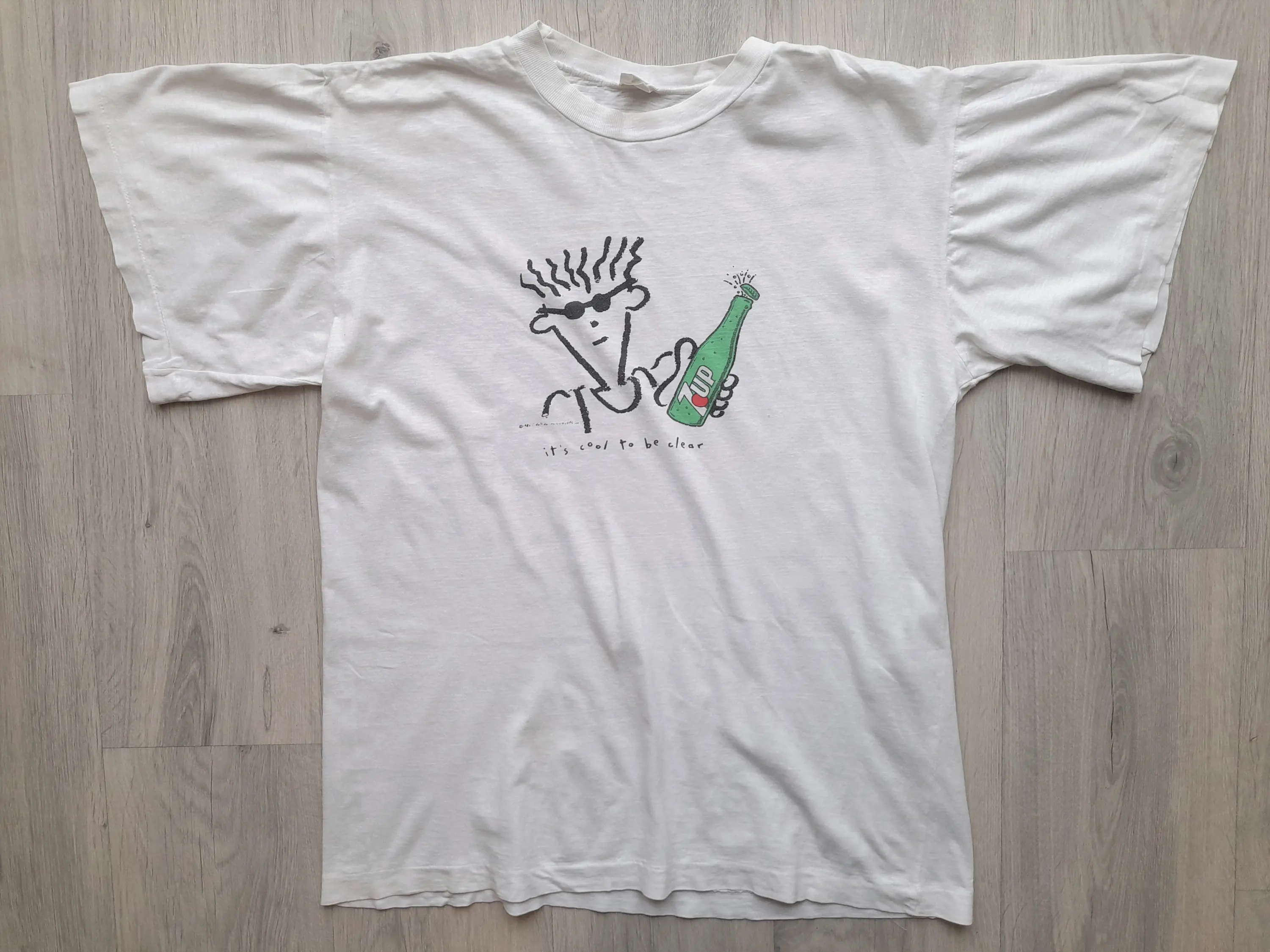 Vintage 80s Fido Dido It's Cool to Be Clear. Shirt