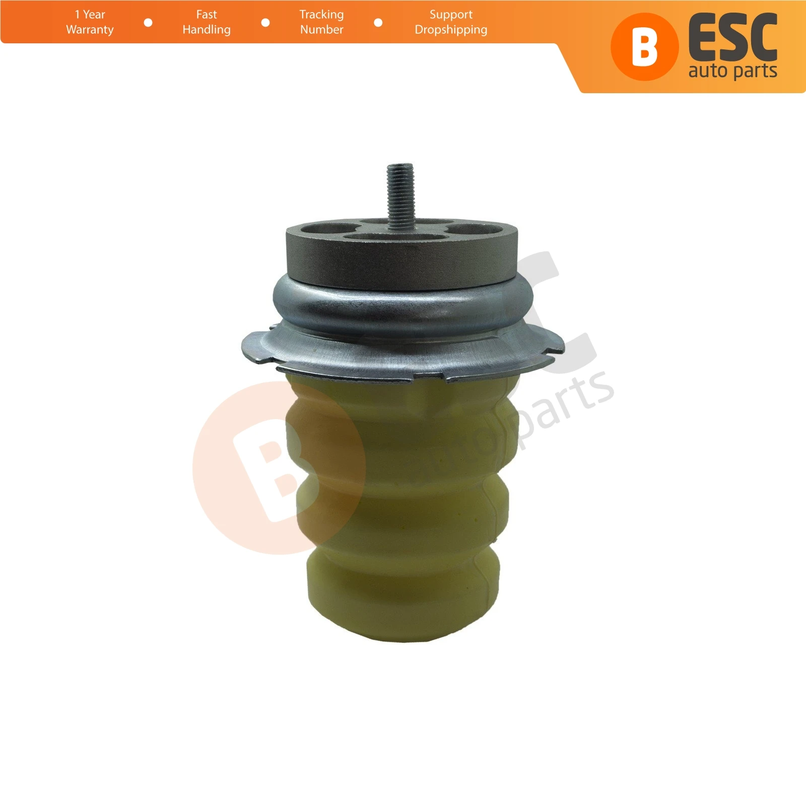 ESC Auto Parts ESP923 Rear Axle Bumper Suspension Mount Shock Absorber 1355891080 for Fiat Ducato Citroen Jumper Peugeot Boxer