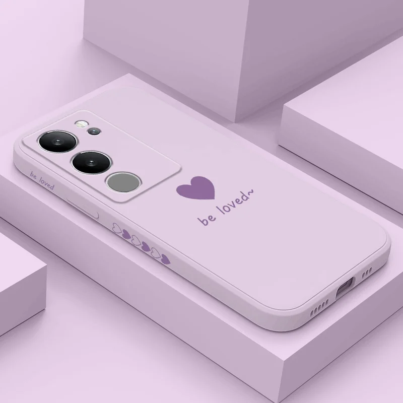 

Simple Heart Phone Case For VIVO V50 V40 V30 V29 V29E V27 V27E V25 V25E V23 V23E V21 V20 Y20 Y12 Y21 Y22 Pro 4G 5G Cover