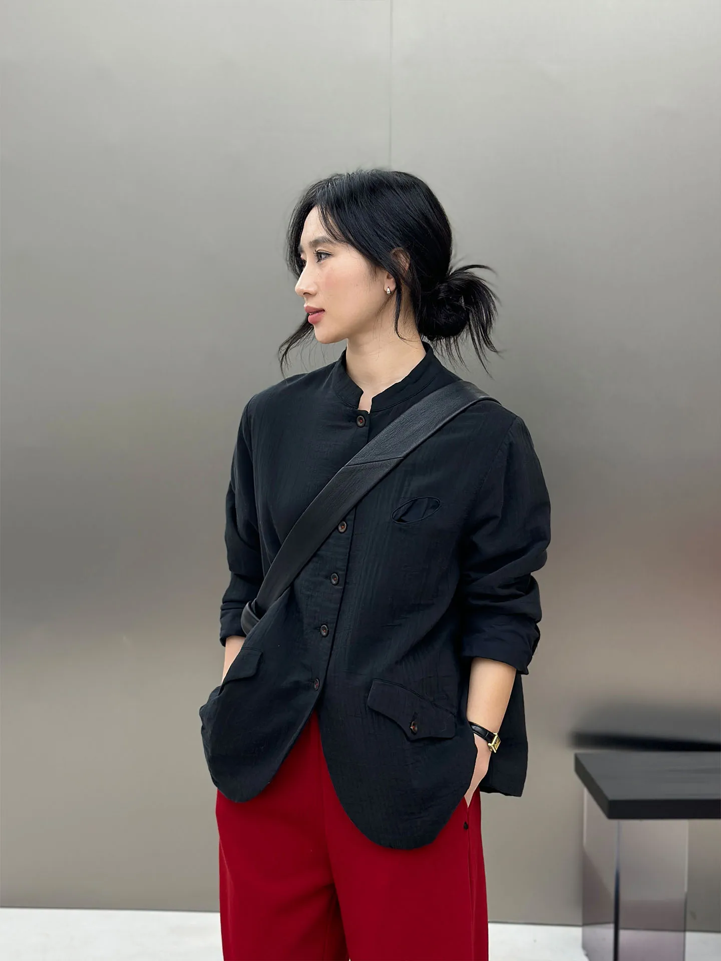 

Thiened Paper Touch Cotton Small Stand Collar Jaet Women's Winter New Sle Bodhl Artistic Chinese Sle Coat