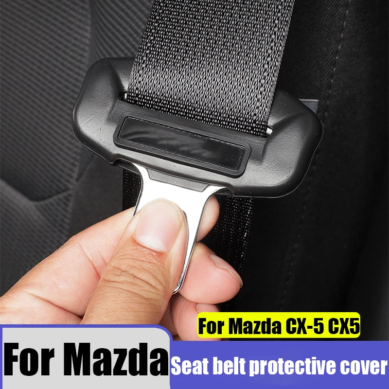 For Mazda CX-5 CX5 2017-2025 seat belt anti noise protection cover scratch resistant car interior decoration modification parts