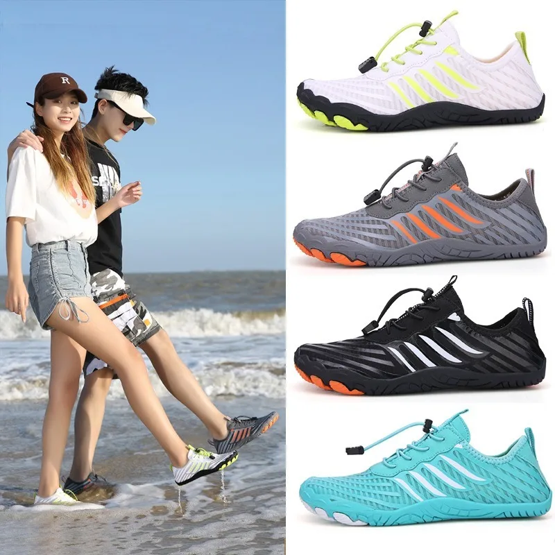 

Swimming Shoes Men Beach Aqua Shoes Women Quick Dry Barefoot Upstream Surfing Slippers Hiking Water Shoes Five-Finger Sneakers