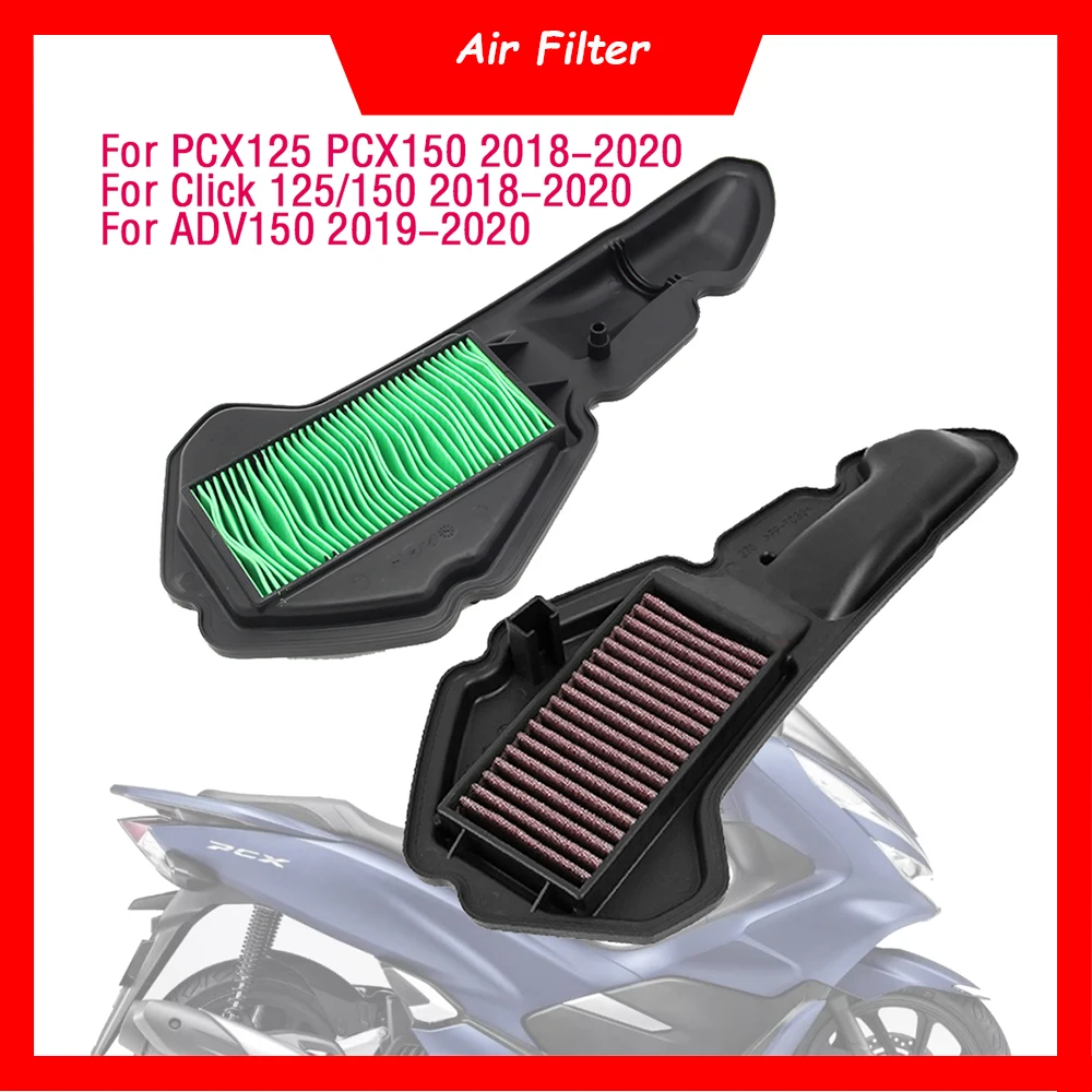 

Motorcycle Engine Air Filter Cleaner Air Intake Filter Element For Honda PCX125 PCX150 Click 125/150 2018-2020 ADV150 2019-2020