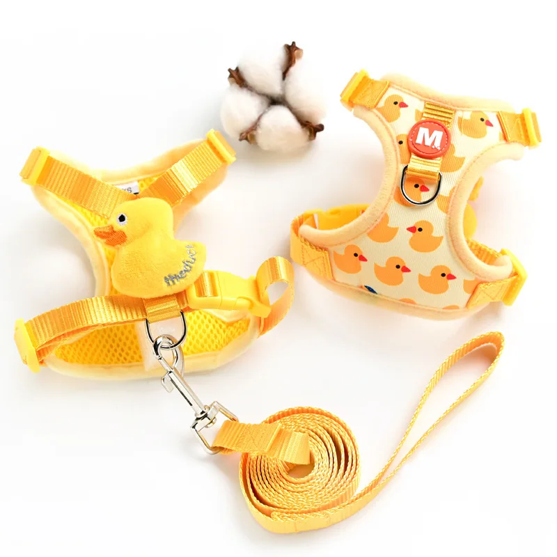 سترة قابلة للتعديل بياقة كلب للحيوانات الأليفة مع مقود - ملحقات تسخير للكلاب الصغيرة والمتوسطة من البوليستر بطباعة البلدغ الفرنسي #3