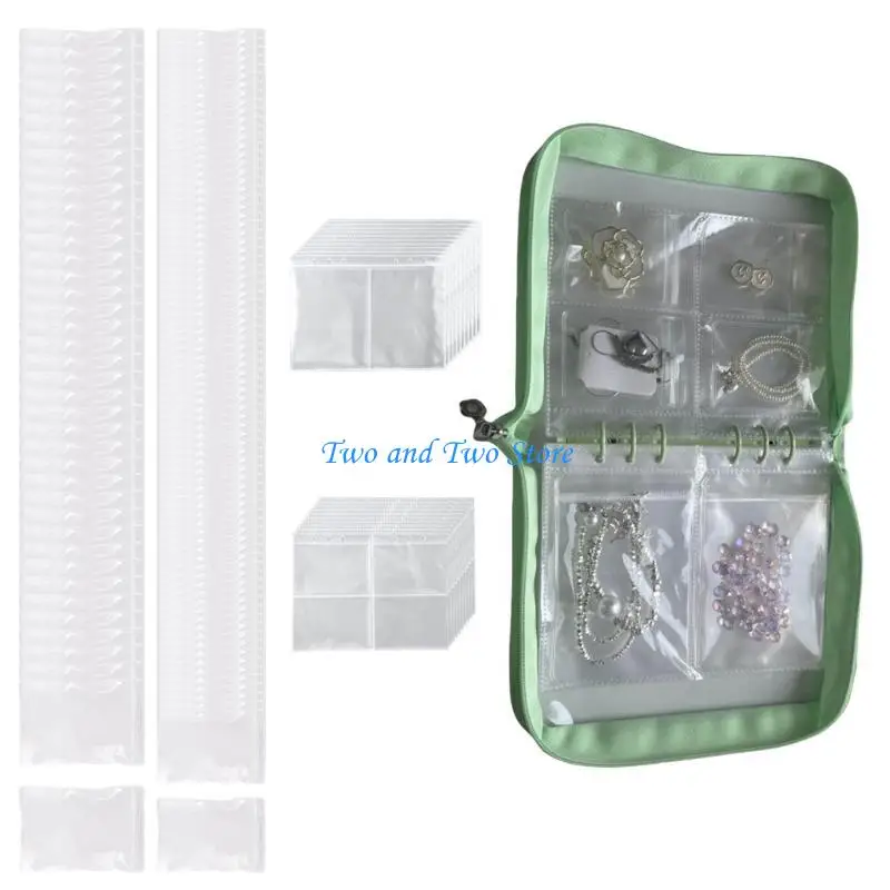 HX6F Jewelry Storage Book StrageProof Business Card and Ticket Cornerizer