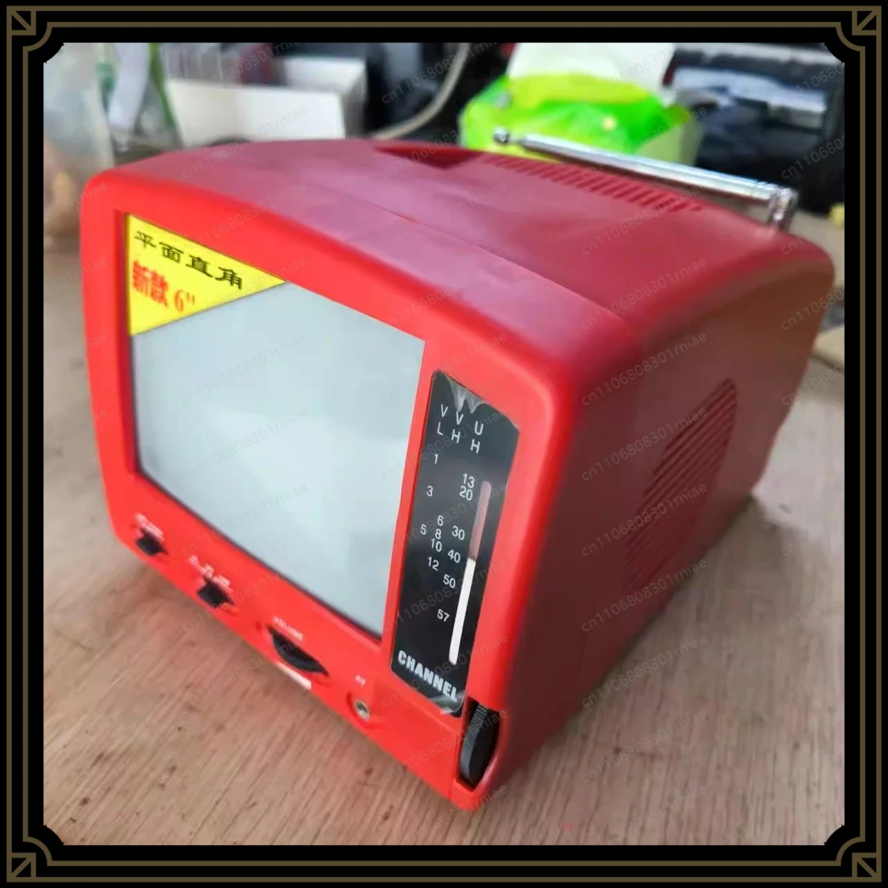 Playable nostalgic mini 7 inch black and white TV game collection