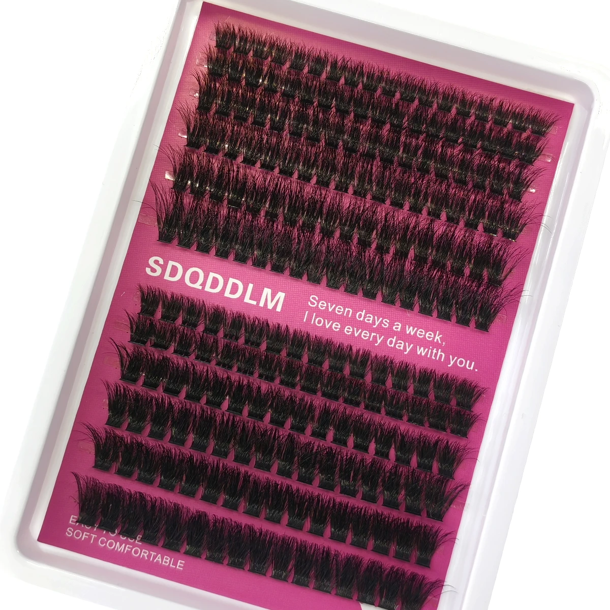 HBZGTLAD まつげクラスターキット厚い個別まつげラッシ - Faux Mink Lash のレビューと価格