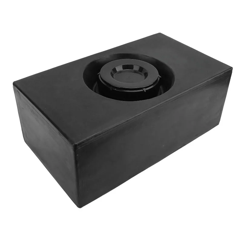 8 Gallon RV Water Storage Tank Food Grade PE Fresh Water Holding Tank LLDPE for Trailer Camper Boat Yacht Black