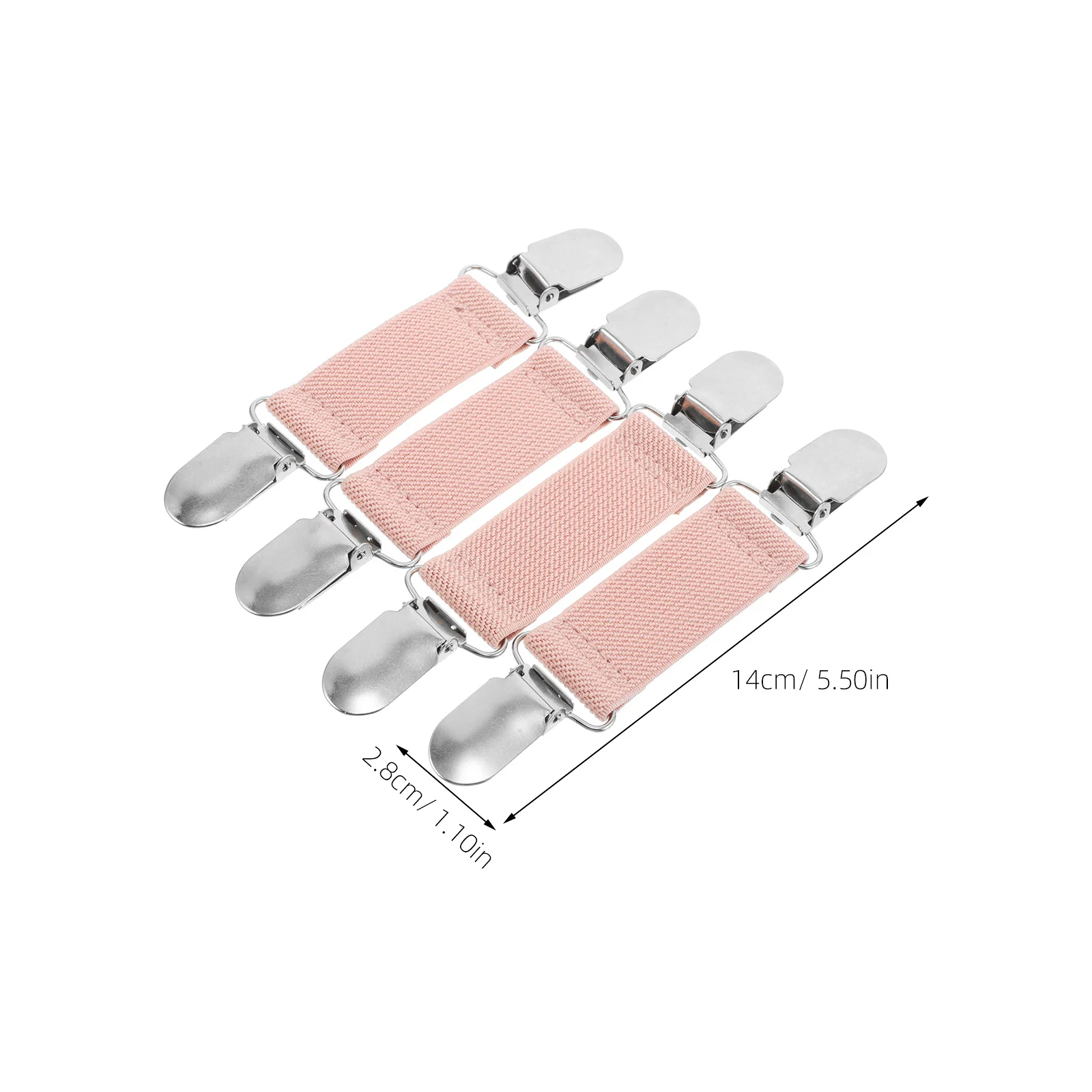 4 szt. Klipsy do spodni sportowych na zewnątrz, elastyczne zapięcia do spodni rowerowych, wiatroodporne, wodoodporne, unisex, do wędrówek, jazdy na rowerze i biegania.