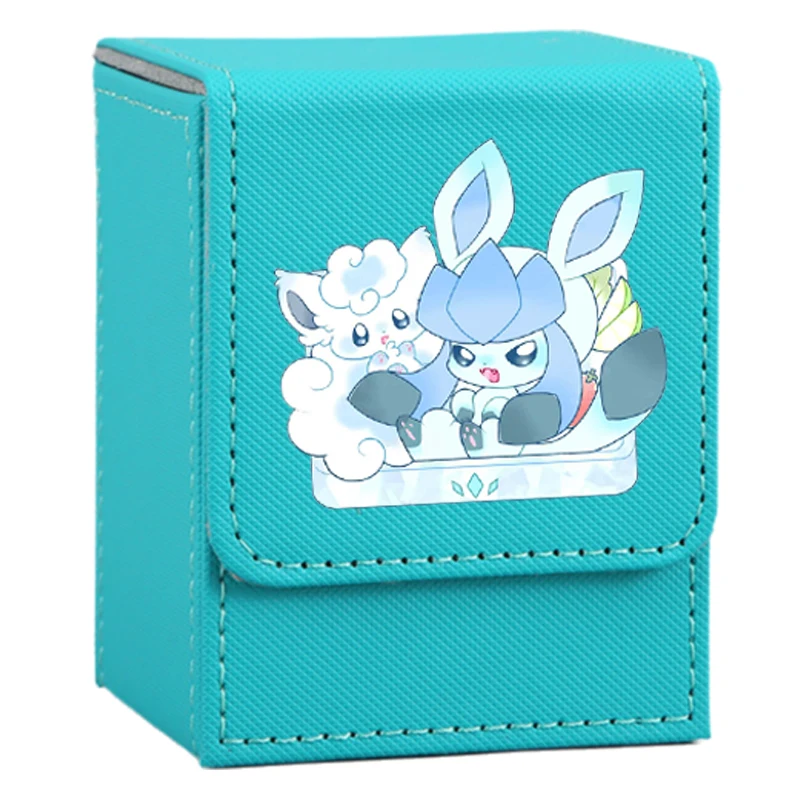 

Anime Game Collection Box Pokemon Charmander Espeon Leafeon Jolteon Flareon Dragonite Gengar Umbreon Sylveon Card Case Leather