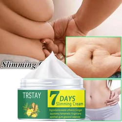 7 DAYS Ginger Slimming Cream Weight Loss Remove Waist Leg Cellulite Fat Burning Shaping Cream Whitening Firming Lift Body Care