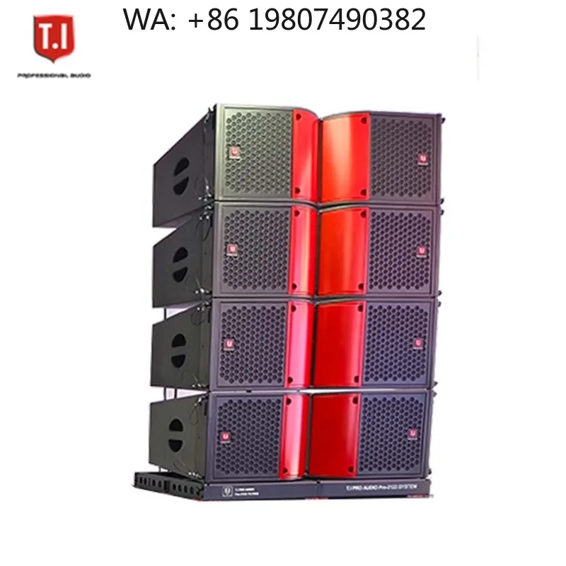 Passive Line Array Loudspeaker Professional Audio for Home Church Stage with Amplifier
