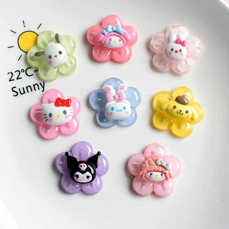 

Miniso мультфильм Sanrio Yugui собака смола маленькие аксессуары кремовый клей DIY чехол для мобильного телефона заколка ручной работы материал сумка