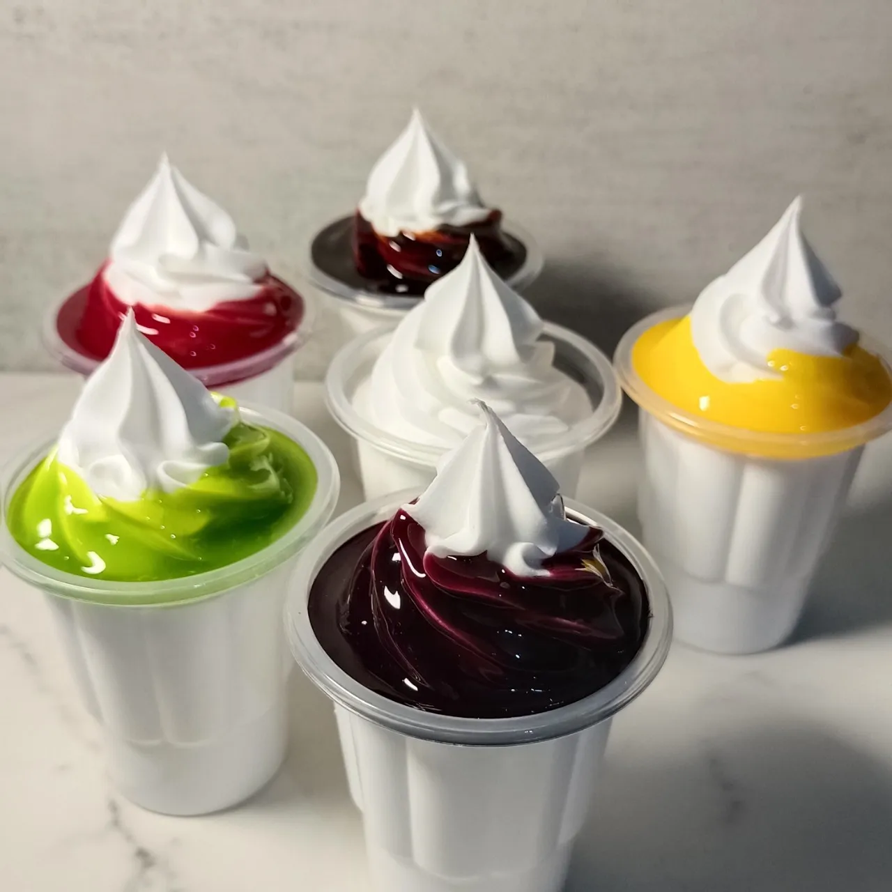 Fake Sundae Model Ice Cream Simulation Cake Artificial Food for Dessert Shop Window Display Props Party Table Decor Kids Toy