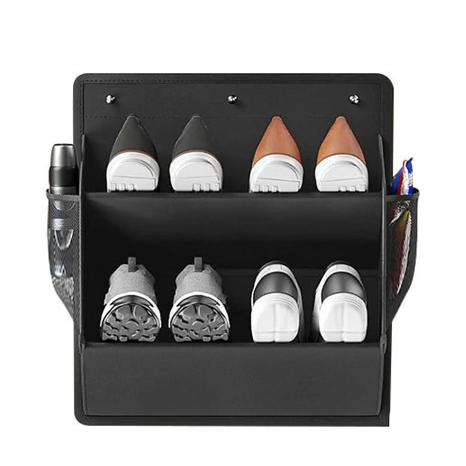 RV Schuhaufbewahrung Wand-Schuhregale Platzsparender Organizer Selbstklebender Halter für Waschküche, Badezimmer, Schlafzimmer, Eingangsbereich, Wohnheim, Abstellraum