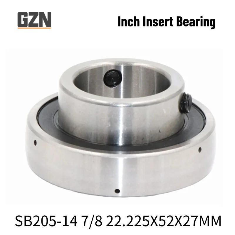 

1PCS Free Shipping SB205-14 7/8 22.225x52x27mm Inch Insert Bearing Outer Arc Flat Bottom Bearing With Top Wire