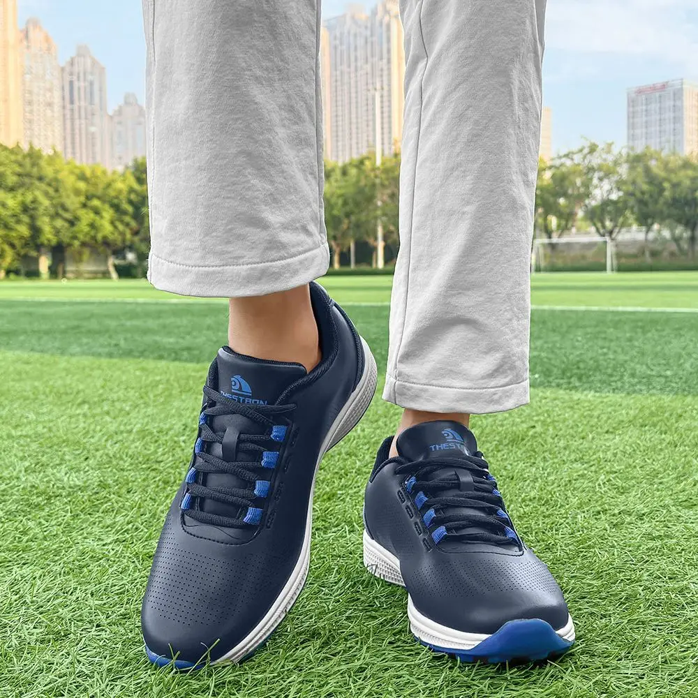 New Men's Golf Shoes Waterproof Wear-resistant Non-slip Comfortable Large Size Casual Sneakers Walking Shoes Fashion Golf Wear