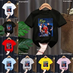 Famous Band Backstreet Boys Print T Shirt Kids Clothes Cool Hip Hop Tshirt Hipster Baby Girls Boy T-Shirt Short Sleeve Tees Top