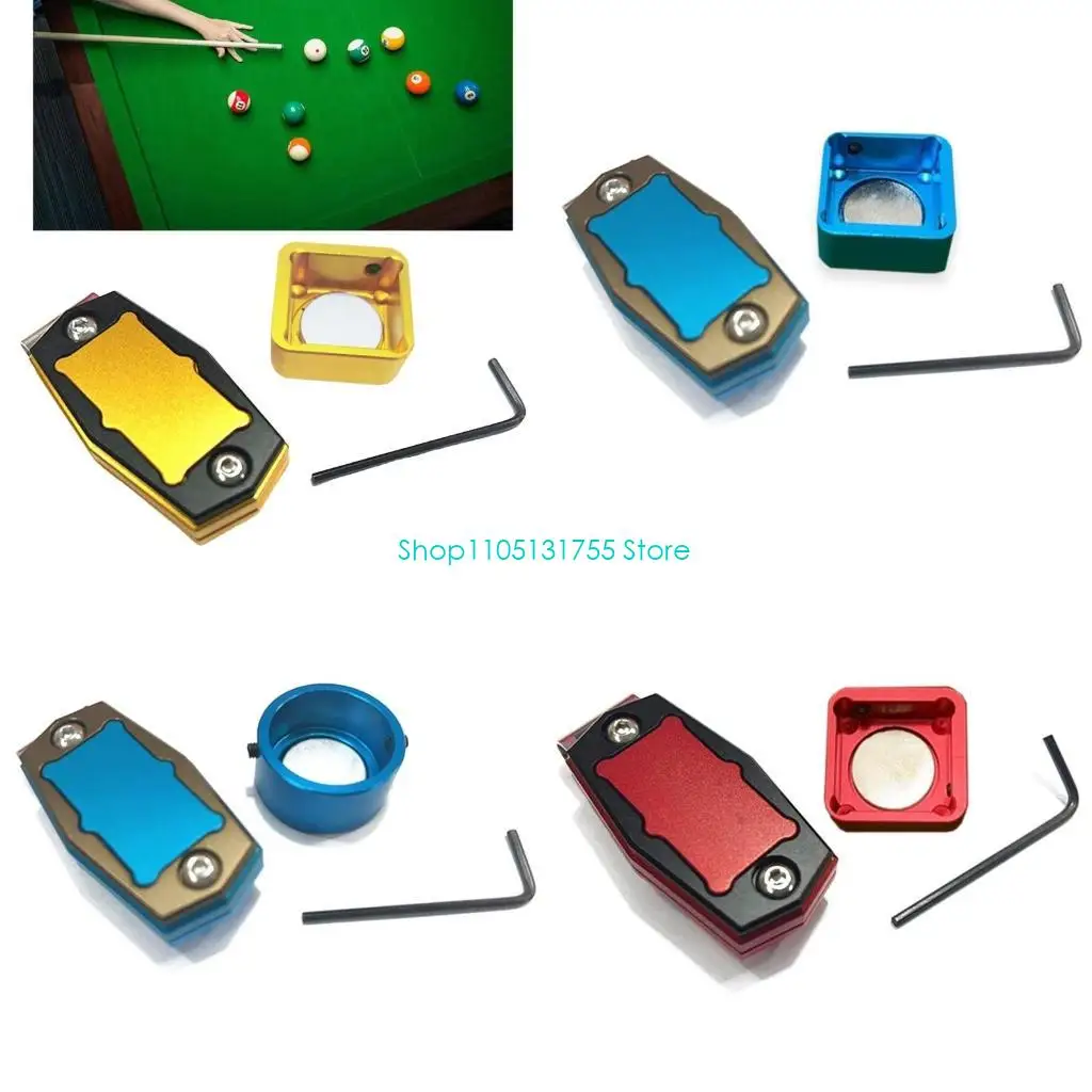 

K0EF Billiard Cue Chalks Holder with Belt Clip Chalks Case for Pool Snooker