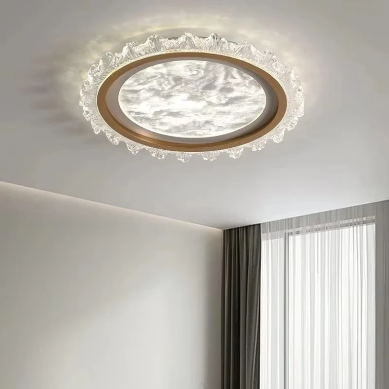 Modern Luxury Crystal Ceiling Lamps Suitable for Bedroom A Living Room Ceiling Pendant Light Indoor Lighting Hanging Fixture