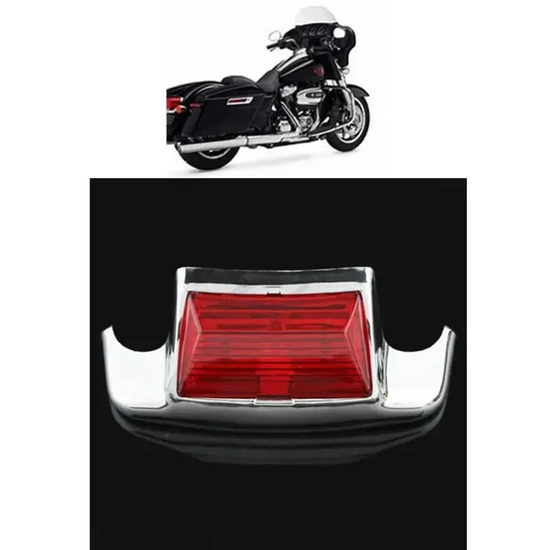 For Motorcycle Acsessories  Rear Fender Tip Light For Harley Electra Glide Heritage Softail Classic Road King Chrome