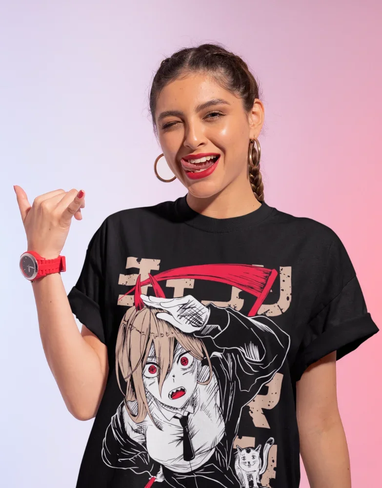 Chainsaw Man POWER T-Shirt Devil Anime Manga Denji Power Soft Tee All Sizes