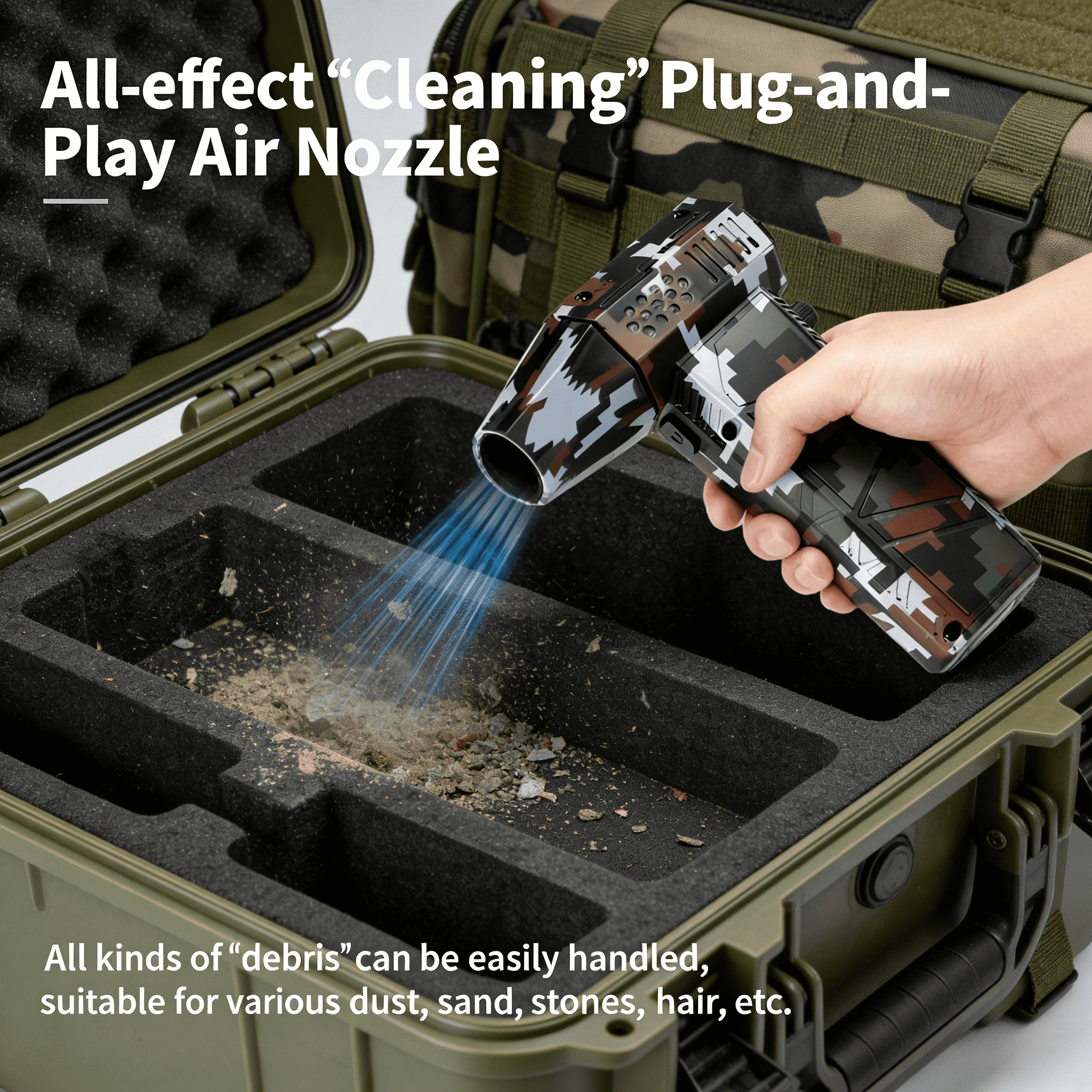 

New X16 990000RPM Turbo Jet Blower High Power Air Blower Brushless Motor Turbo Fan Wind Speed 75m/s 10000mAh Violent Air Blower