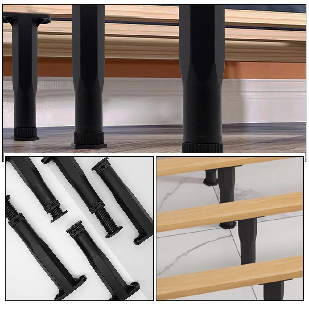 

8pcs Adjustable Support Bed Frame Support Replacement Leg Replacement Heavy Duty Furniture Legs For Table Chair Cabinet Height