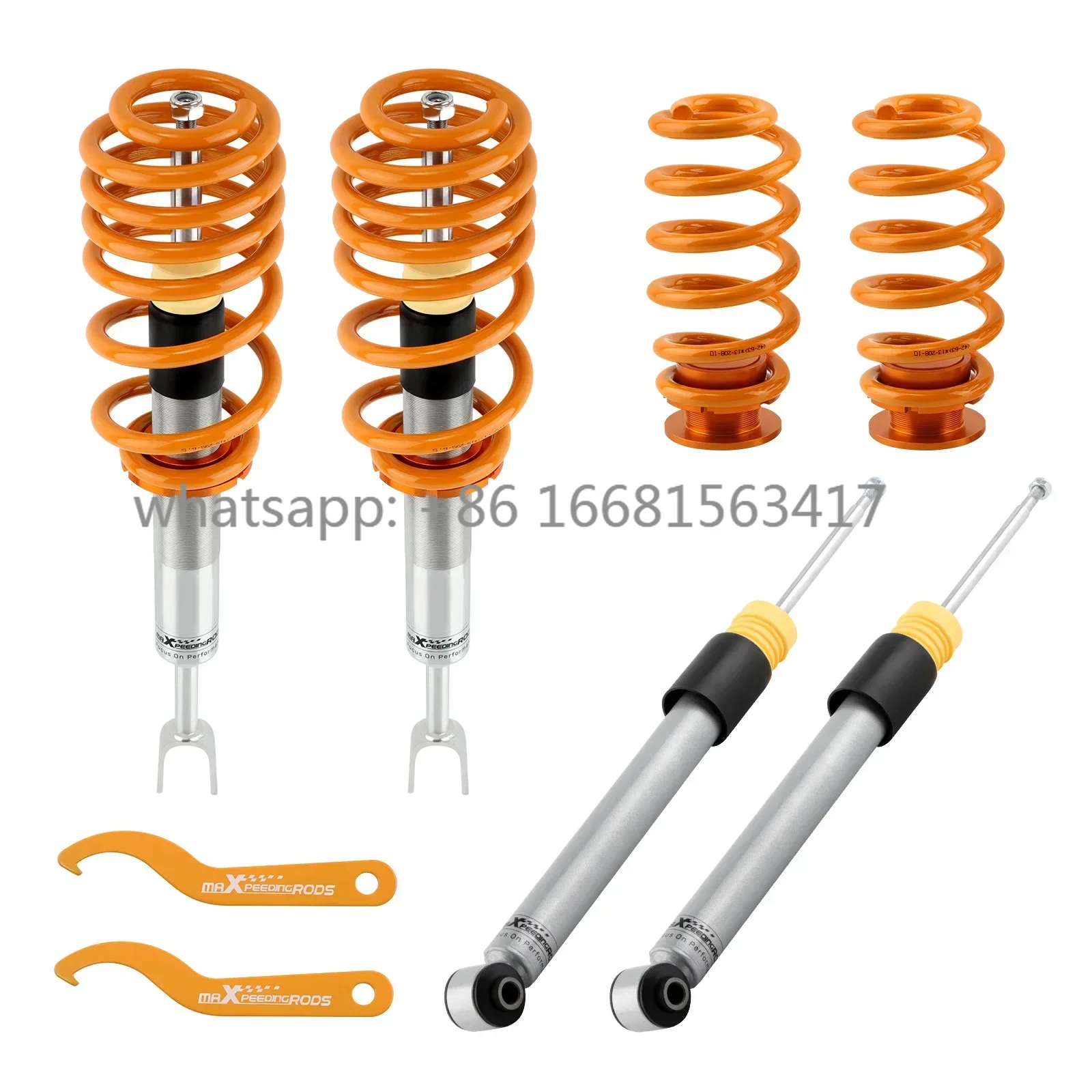 

MaXpeedingrods Lowering Suspension Kit Coilovers For Audi A4 8E B6 B7 2001-2009 Suspension Coilovers Shock Coil Spring Strut