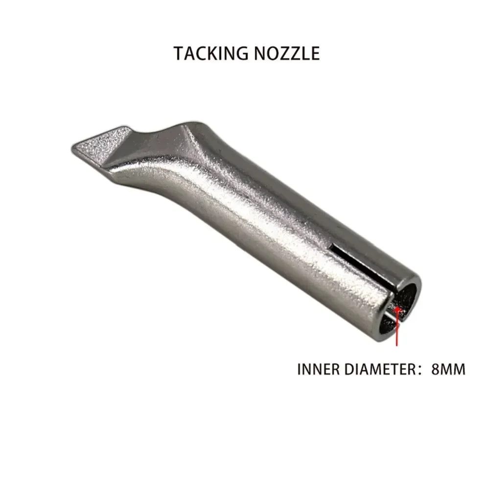 4Pcs 5mm Round & Triangular Speed Welding Nozzle+Tacking Nozzle For Hot Air Welder Torch Welding Plastic Rods