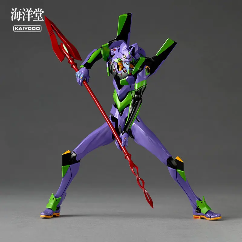 In Stock Kaiyodo EVANGELION TEST TYPE-01 Movability Model Toys Revoltech AMAZING YAMAGUCHI NEON GENESIS EVANGELION